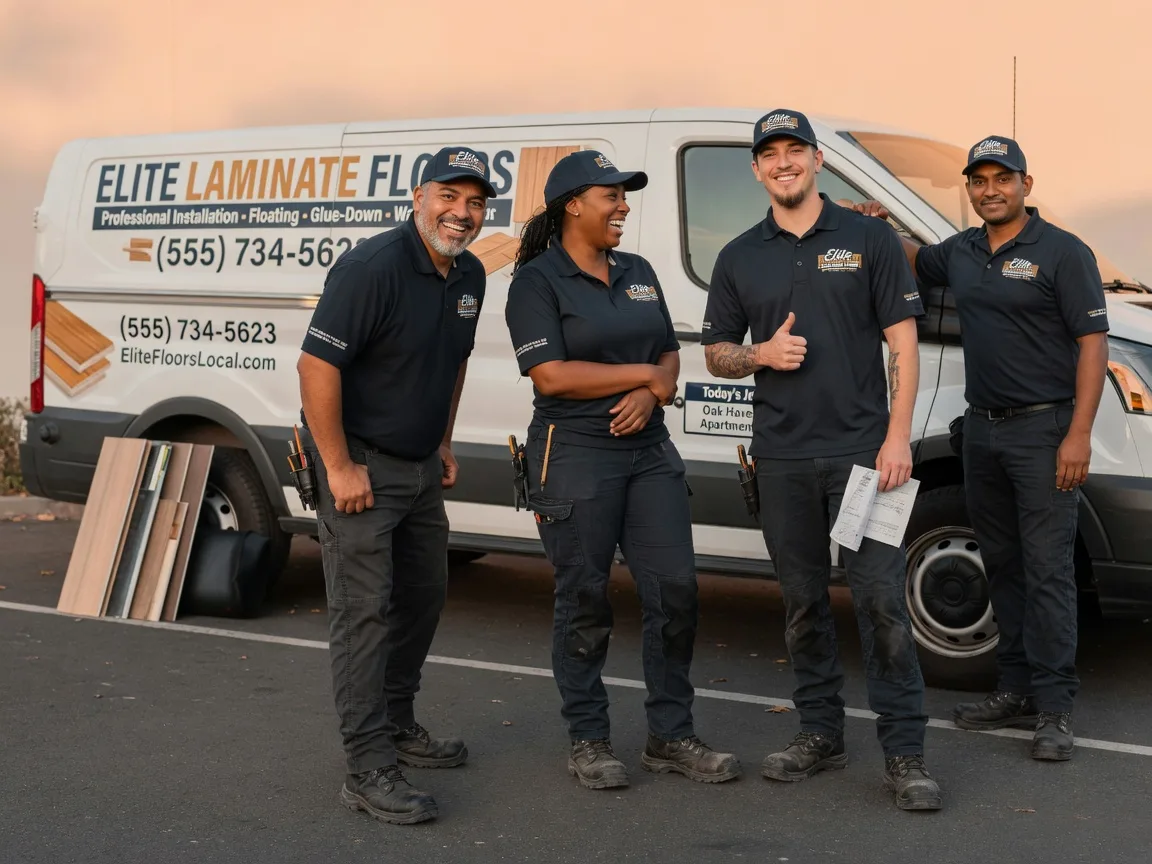 Laminate flooring installation company in Sarona, WI